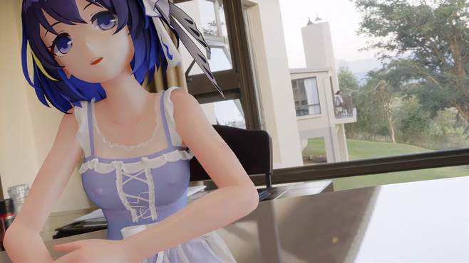 mmd热舞系列之白丝吊带裙