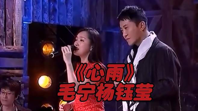 毛宁杨钰莹演唱《心雨》，金童玉女组合，一代人的回忆