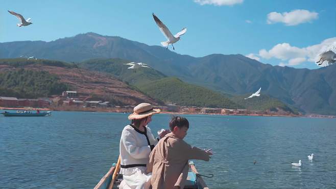 在丽江泸沽湖我们住进了风景里……