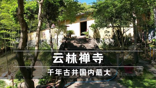 闽侯六档云林院，千年古井国内最大，竹林环绕夏季好清爽