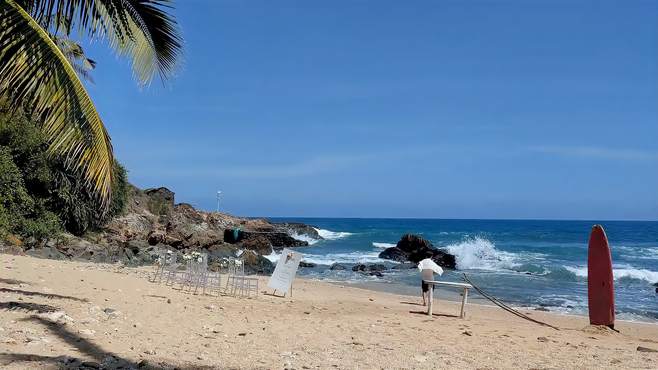 如果你有时间一定去看看大海，大海的声音和沙滩美景尽收眼底