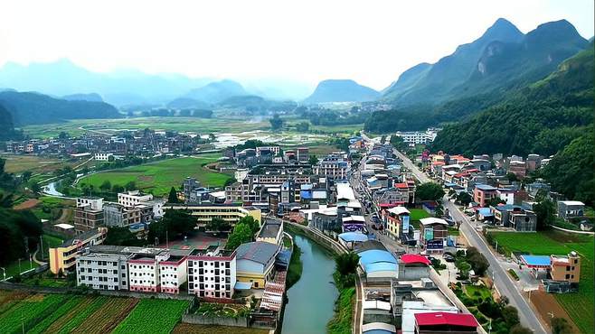 宜州市福龙乡街景