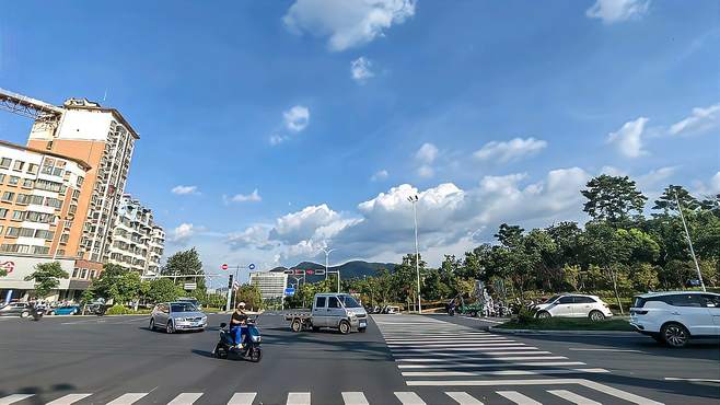 夜晚的怀安大道：点亮了城区与农村的公路，如同宁国一样崛起！