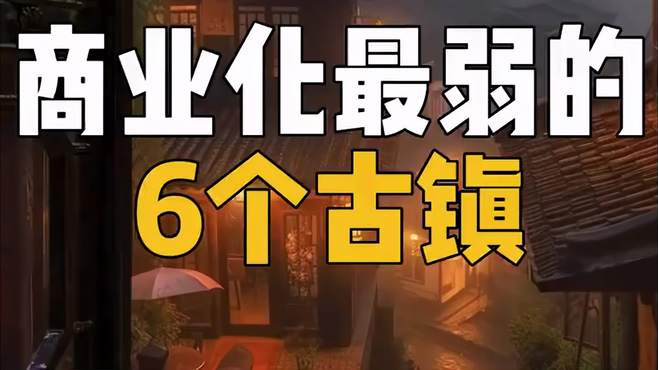 你知道中国商业化最弱的6个古镇是哪吗？