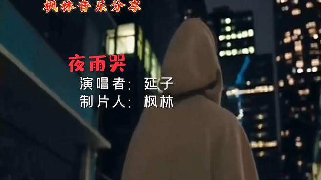 一首《夜雨哭》迷人的歌喉，深情的演绎，优美的旋律太棒了！