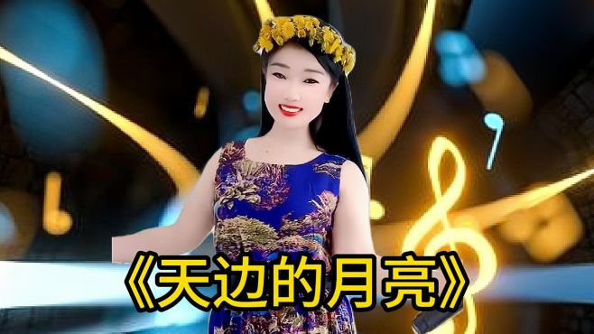 一首《天边的月亮》歌声优美，节奏欢快 非常好听！