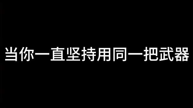 当你一直使用同一把武器，可每次赛季调整都没有她身影时