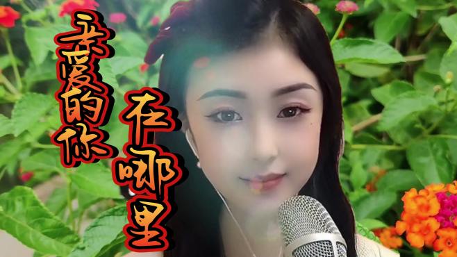 一曲《亲爱的你在哪里》深情动听，甜美的歌声让人陶醉