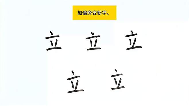 加偏旁变新字，你能猜对几个？汉字积累