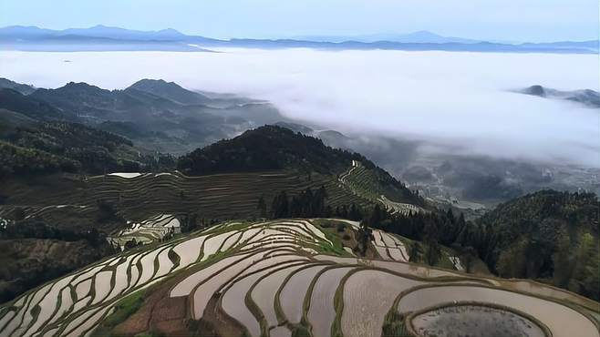 秦巴山区面积最大、保存最完整的清代古梯田：陕西安康凤堰古梯田