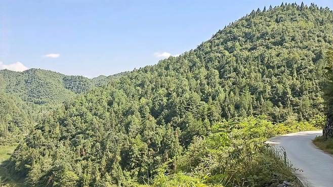 贵州务川县大山风景环境优美世外桃源