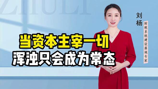 当资本主宰一切浑浊只会成为常态