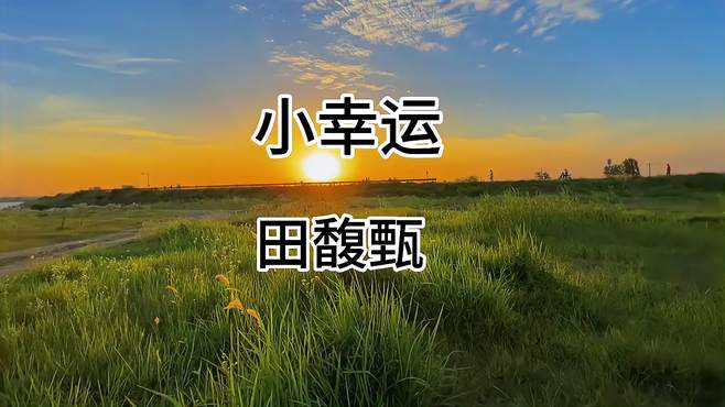 歌曲：小幸运 演唱：田馥甄