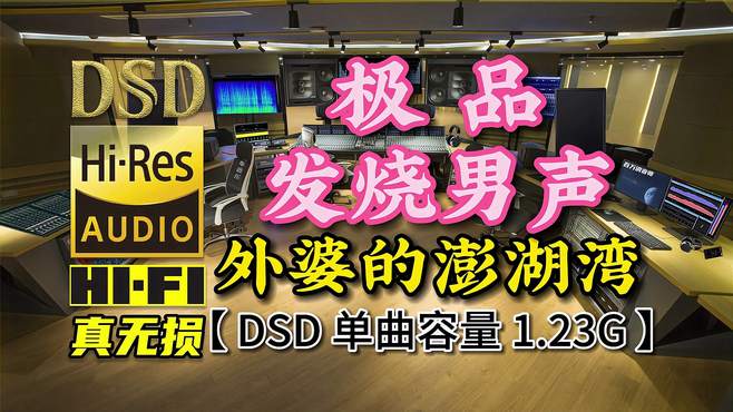 极品发烧男声，低音震撼！《外婆的澎湖湾》DSD完整版