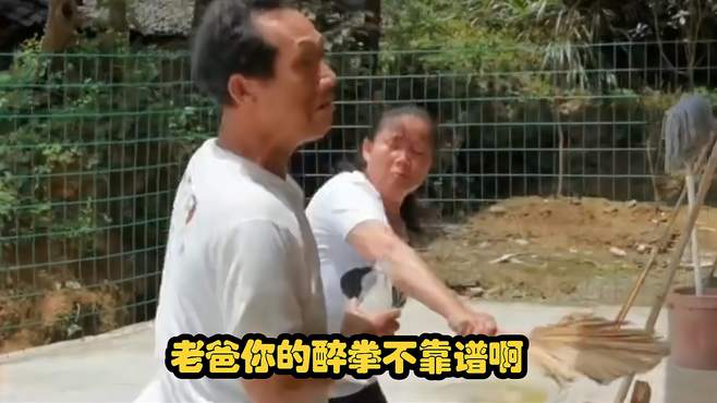 老爸你的醉拳不靠谱啊