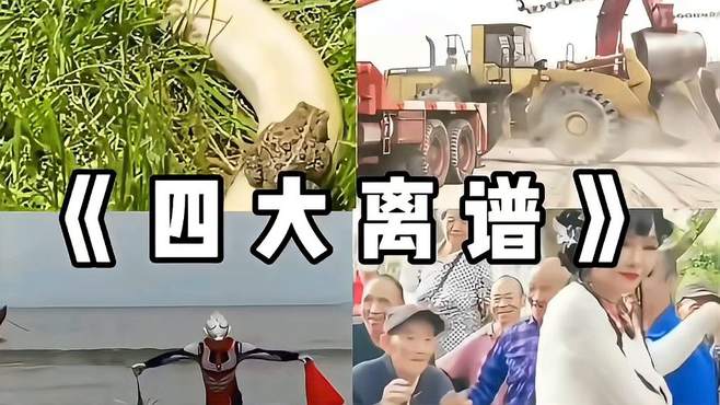 四大满级离谱搞笑，搞笑视频四大系列