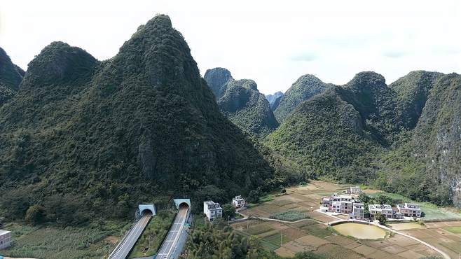 穿越山区的高速公路，到底有何不同？住隧道口的人家，难道不吵吗