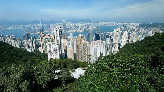 香港著名景点，欣赏香港全景