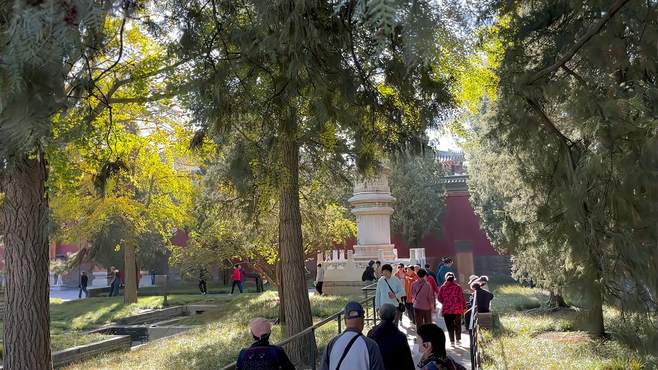 北京北海公园万佛楼遗址景区