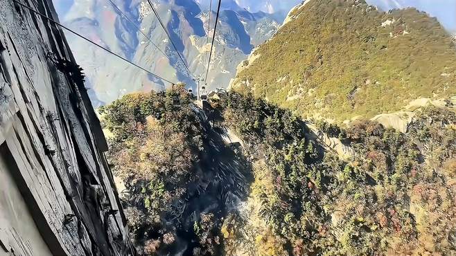 亚洲第一索道，华山峰索道