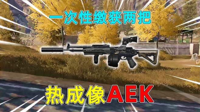 暗区突围：热成像AEK整活？一次性缴获两把AEK，堪比白捡一个大金