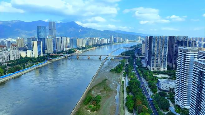 看福州：沿闽江 看美景 中洲岛 烟台山 美不胜收