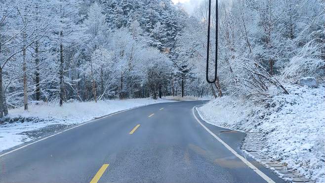 冬天来临，不要错过观赏九寨沟雪景，雾凇等场景