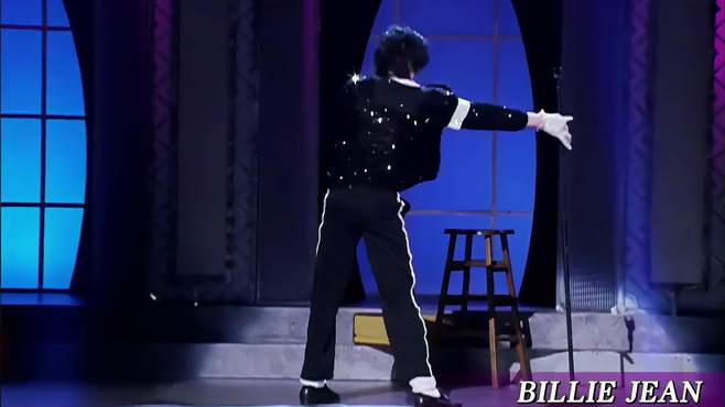 43岁的M.Jackson30周年演唱会上最后一次公开表演了Billie Jean!