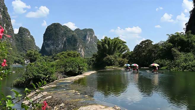 桂林到阳朔美景尽收眼底