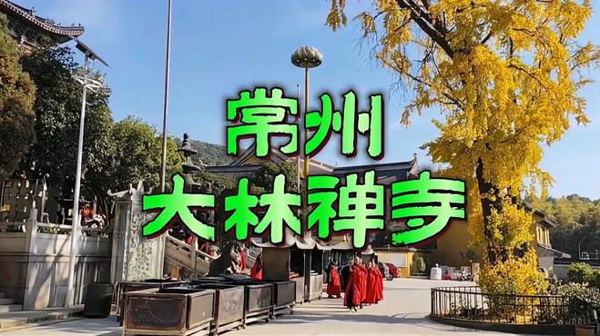 古刹觅秋，银杏满院，漫步禅境-常州大林禅寺(一)