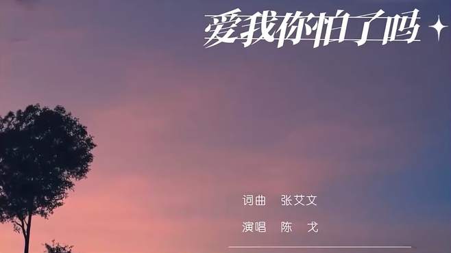 陈戈歌唱《爱我你怕了吗》，歌声高昂动听，醉人心扉