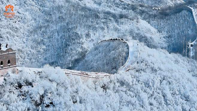 箭扣长城雪景-走遍中国航拍万里古城系列之201