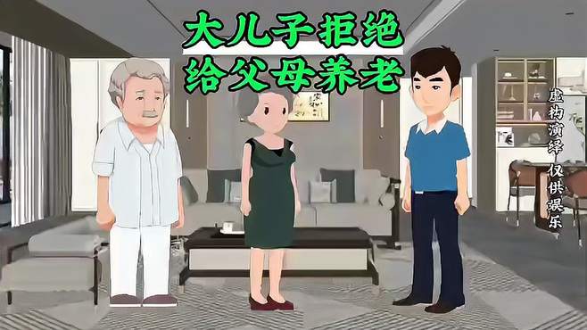 大儿子发达了，偏心母亲想去养老，结果被拒门外 原创动画