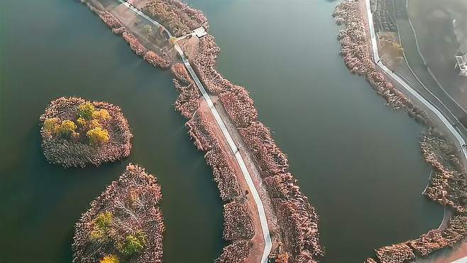 济宁市嘉祥县：吉祥湖冬日风光