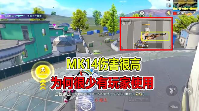 和平精英：MK14伤害很高，为何很少有玩家使用