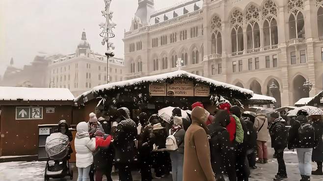 城市游览雪乡美景，路上风光尽收眼底，雪景之旅别具魅力