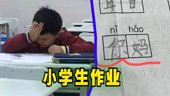 爆笑解说：盘点一些我看不懂的小学生作业！