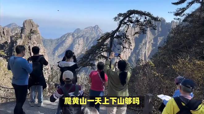 爬黄山一天上下山够吗？黄山一日游全攻略，省时省力玩转美景！