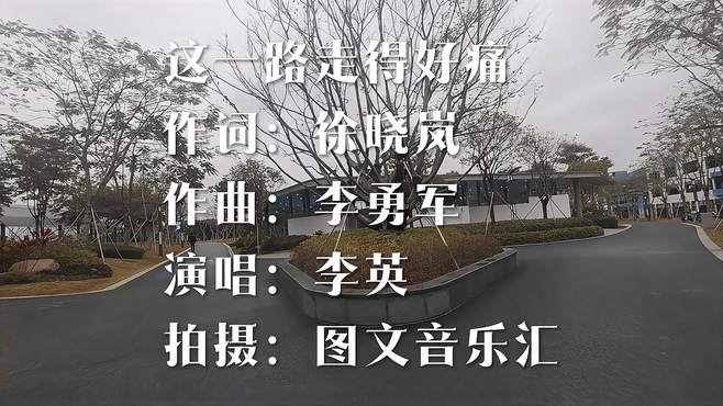 图文音乐汇最喜欢的李英老师的一首歌《这一路走得好痛》百听不厌