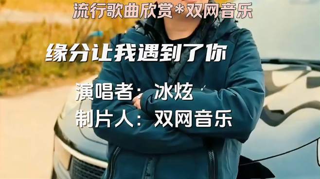 冰炫《缘分让我遇到了你》双网音乐非常好听的歌曲