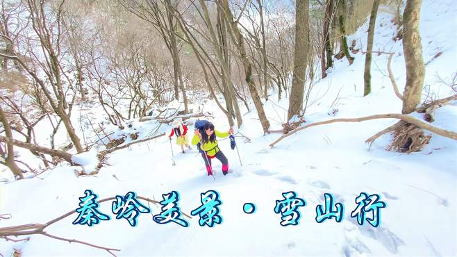 秦岭美景·雪山行·风景如画