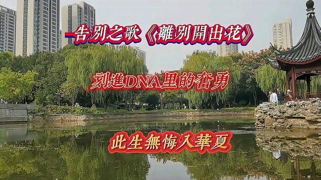 告别之歌《离别开出花》刻进DNA里的奋勇，此生无悔入华夏