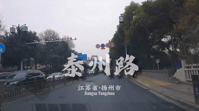 江苏省扬州市泰州路街景