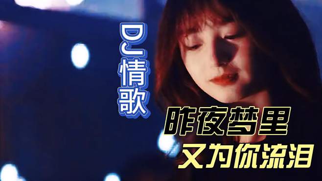 李英伤感DJ情歌《昨夜梦里又为你流泪》，旋律优美，深情伤感走心