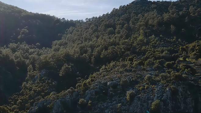 花果山取景地无人机拍摄