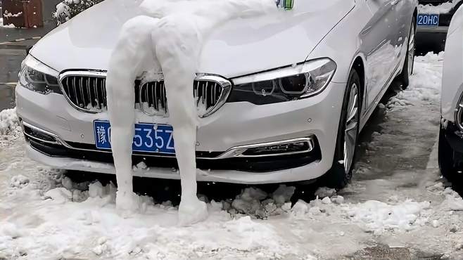 来自南方人的羡慕，这雪人堆的简直不要太逼真！