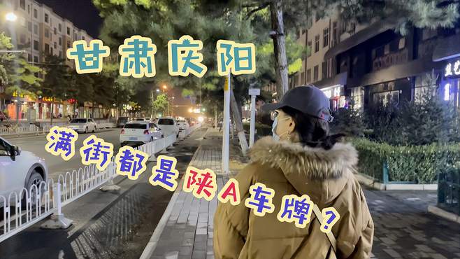 甘肃庆阳有多像陕西，遍地陕A满街关中小吃？看看真实情况什么样