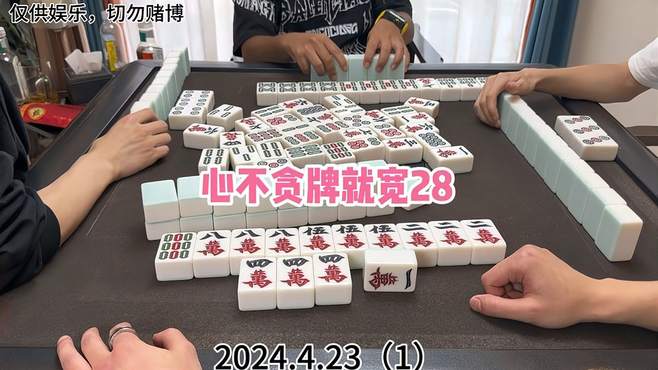 麻将：心不贪牌就宽28