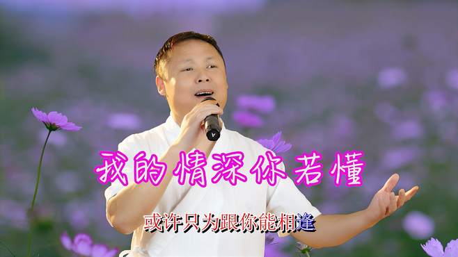 一首《我的情深你若懂》民谣情歌，忧伤的歌曲，醉人心田