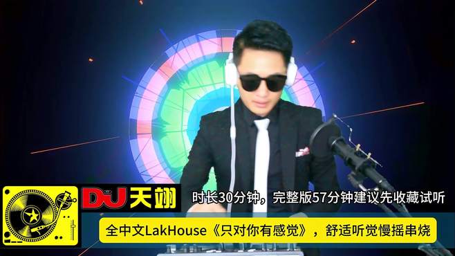 全中文LakHouse《只对你有感觉》，舒适听觉慢摇串烧